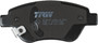 Juego de pastillas de freno TRW GDB1700 123mm 53,3mm