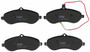 Juego de pastillas de freno TRW GDB1718 162mm 64,4mm