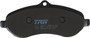 Juego de pastillas de freno TRW GDB1718 162mm 64,4mm