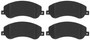 Juego de pastillas de freno TRW GDB1724 164,8mm 66,8mm