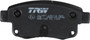 Juego de pastillas de freno TRW GDB1725 122,9mm 53,7mm