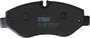 Juego de pastillas de freno TRW GDB1747 163,1mm 67,1mm