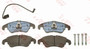 Juego de pastillas de freno TRW GDB1768 188mm 73mm