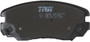 Juego de pastillas de freno TRW GDB1782 131,5mm 59,6mm