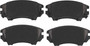 Juego de pastillas de freno TRW GDB1783 142mm 66,7mm
