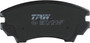 Juego de pastillas de freno TRW GDB1783 142mm 66,7mm