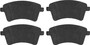Juego de pastillas de freno TRW GDB1785 131,2mm 62,1mm