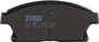Juego de pastillas de freno TRW GDB1847 148mm 61,2mm