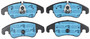 Juego de pastillas de freno TRW GDB1908 188mm 73mm