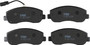 Juego de pastillas de freno TRW GDB1910 163,5mm 64,7mm