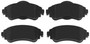 Juego de pastillas de freno TRW GDB1917 129mm 53mm
