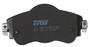 Juego de pastillas de freno TRW GDB1917 129mm 53mm