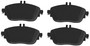 Juego de pastillas de freno TRW GDB1932 144mm 71,7mm