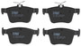 Juego de pastillas de freno TRW GDB1957 123mm 56,2mm