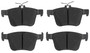 Juego de pastillas de freno TRW GDB1957 123mm 56,2mm