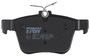Juego de pastillas de freno TRW GDB1957 123mm 56,2mm