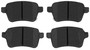 Juego de pastillas de freno TRW GDB2032 95,6mm 48,1mm