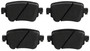 Juego de pastillas de freno TRW GDB2042 104,2mm 51,9mm