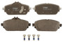 Juego de pastillas de freno TRW GDB2070 144mm 60,2mm