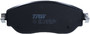 Juego de pastillas de freno TRW GDB2096 160mm 60,4mm
