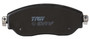 Juego de pastillas de freno TRW GDB2096 160mm 60,4mm