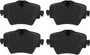 Juego de pastillas de freno TRW GDB2098 129mm 70,4mm