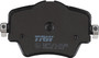 Juego de pastillas de freno TRW GDB2098 129mm 70,4mm