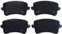 Juego de pastillas de freno TRW GDB2107 116,4mm 58,8mm