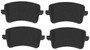 Juego de pastillas de freno TRW GDB2107 116,4mm 58,8mm