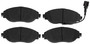 Juego de pastillas de freno TRW GDB2114 175,2mm 69,7mm