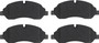 Juego de pastillas de freno TRW GDB2117 171,8mm 66,3mm