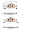 Juego de pastillas de freno TRW GDB2126 252,8mm 98,8mm