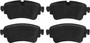 Juego de pastillas de freno TRW GDB2132 129,2mm 59,1mm