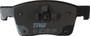 Juego de pastillas de freno TRW GDB2139 155,2mm 62,3mm