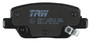 Juego de pastillas de freno TRW GDB2156 99,8mm 42,2mm