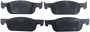 Juego de pastillas de freno TRW GDB2157 155,1mm 49mm