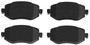 Juego de pastillas de freno TRW GDB2175 129mm 58,4mm