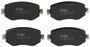 Juego de pastillas de freno TRW GDB2175 129mm 58,4mm