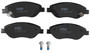 Juego de pastillas de freno TRW GDB2228 151mm 57,5mm