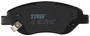 Juego de pastillas de freno TRW GDB2228 151mm 57,5mm