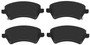 Juego de pastillas de freno TRW GDB3288 131,7mm 57,4mm