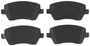 Juego de pastillas de freno TRW GDB3332 116,4mm 52,5mm