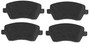 Juego de pastillas de freno TRW GDB3332DTE 116,4mm 52,5mm