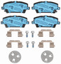 Juego de pastillas de freno TRW GDB3407 131,7mm 56mm