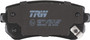 Juego de pastillas de freno TRW GDB3421 93,1mm 15,2mm