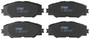 Juego de pastillas de freno TRW GDB3424 146,6mm 17,5mm