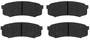 Juego de pastillas de freno TRW GDB3464 116,2mm 44mm