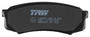 Juego de pastillas de freno TRW GDB3464 116,2mm 44mm