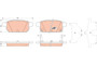 Juego de pastillas de freno TRW GDB3529 98,6mm 40,2mm