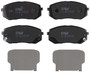 Juego de pastillas de freno TRW GDB3530 137,8mm 61mm
